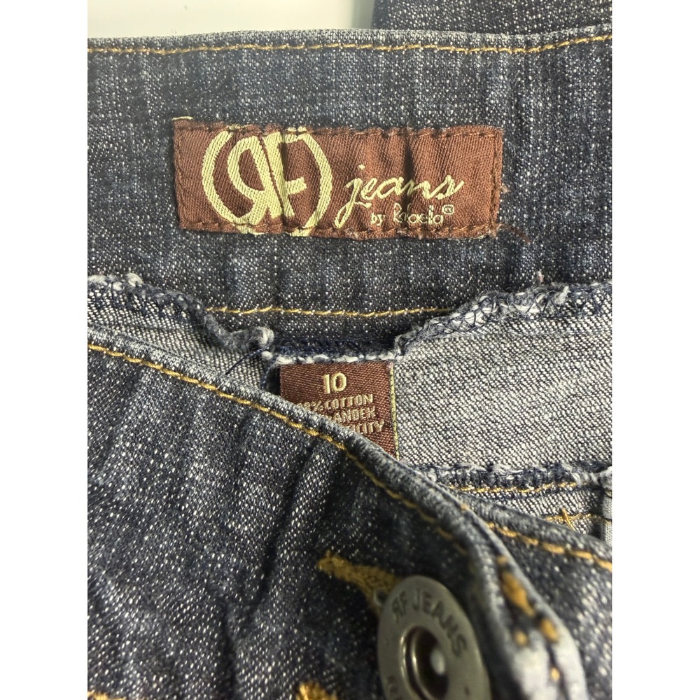 SF Jeans by Rosetti Womens Dark Wash Capri Denim Jeans Size 10 Stretch Cropped - Picture 3 of 12